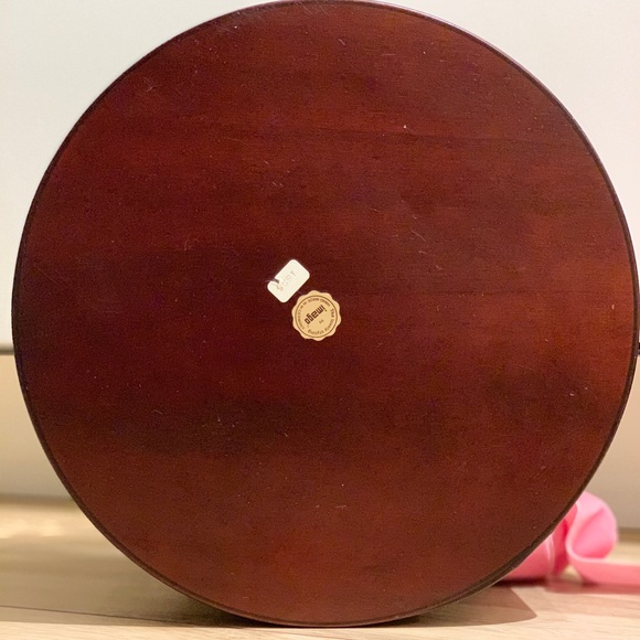 Vintage Western Germany Mahogany hat box - Picture 4 of 14